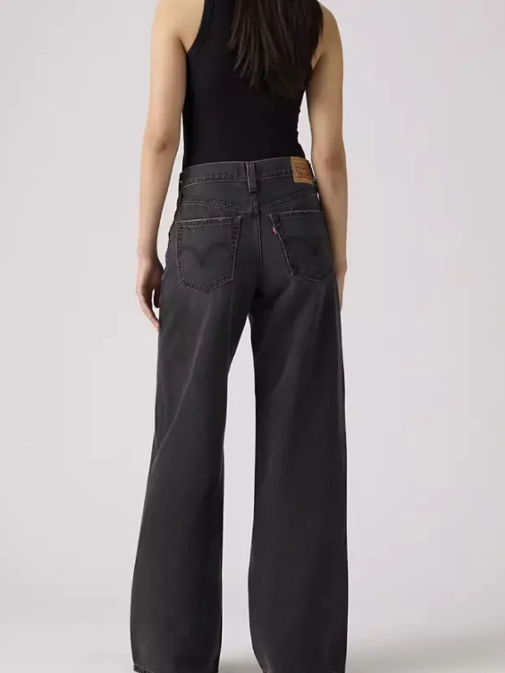 Levi’s ‘94 Baggy Wide Jeans in Dark Grey Size 24 - Picture 3 of 9